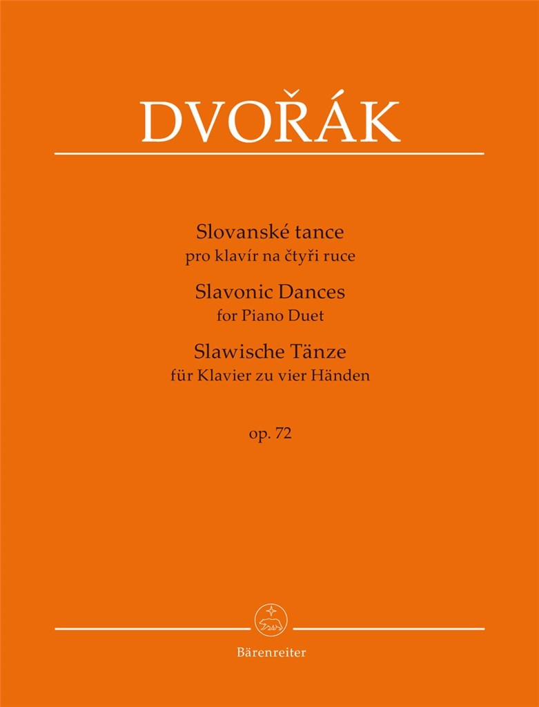 Slovanské Tance For Piano Four Hands Op. 72